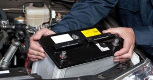 car battery installation